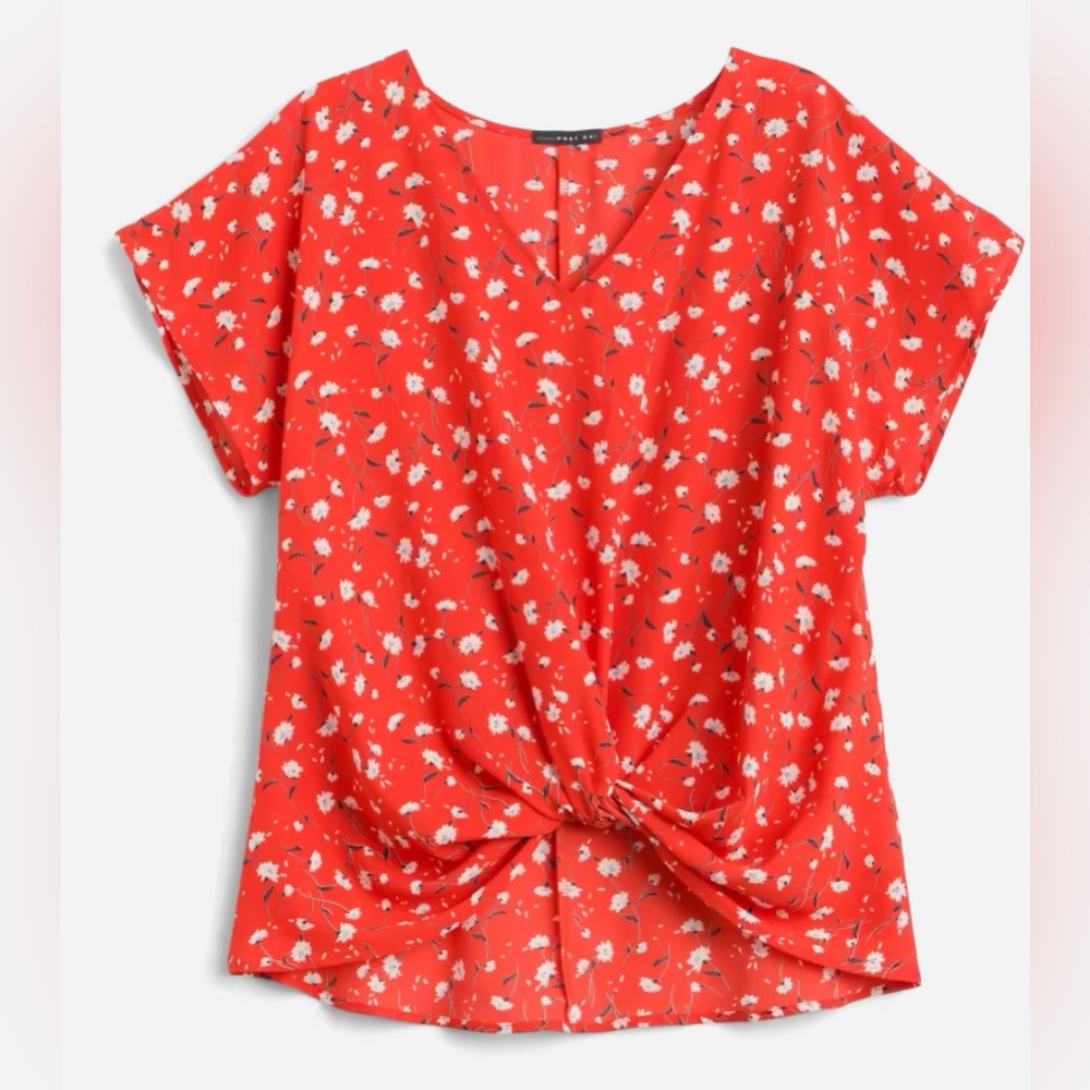 beacon alura knot blouse